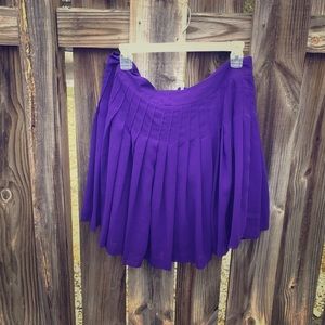 Gap Purple Pleated Skirt!